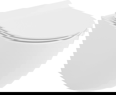 Mexen Lena wc-pot Rimless Tornado met slanke, soft-close duroplast zitting, wit glanzend - 30224000T