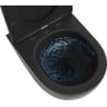 Mexen Lena Rimless Tornado Toilet Bowl with Slim Soft-Close Seat, Duroplast, Matte Black - 30220185T