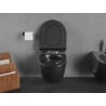Mexen Lena WC-Schüssel Rimless Tornado mit Slim-Absenkautomatik, Duroplast, Schwarz Matt - 30220185T