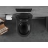 Mexen Lena rimless Tornado toilet bowl with slim soft-close seat, duroplast, black matte - 30221085T