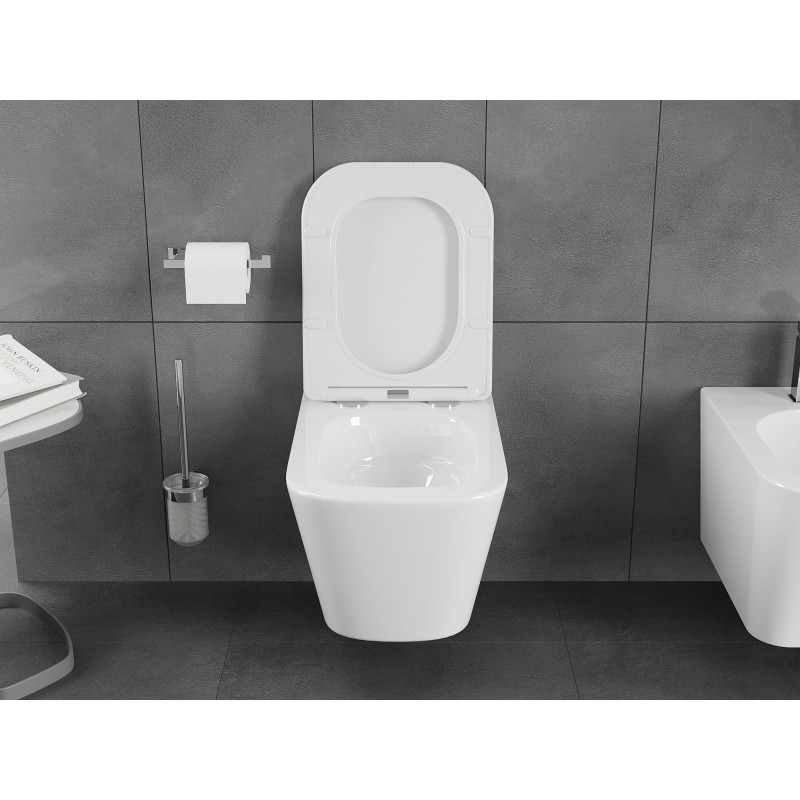 Mexen Teo WC-pott Rimless Tornado, valge läikiv - 3385XX00T