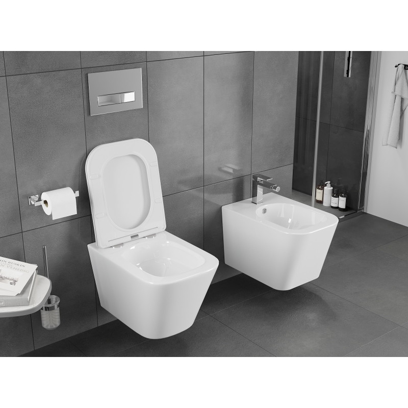 Mexen Teo WC-pott Rimless Tornado, valge läikiv - 3385XX00T