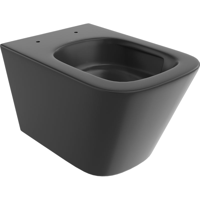 Mexen Teo miska wc Rimless Tornado, czarna mat - 3385XX85T