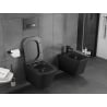 Mexen Teo miska wc Rimless Tornado z deską wolnoopadającą slim, duroplast, czarna mat - 30850685T