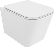 Mexen Teo miska wc Rimless Tornado z deską wolnoopadającą slim, duroplast, biała połysk - 30850600T
