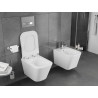 Mexen Teo WC-kauss Rimless Tornado koos aeglaselt langeva Slim-istmega, duroplast, valge läikiv - 30850700T