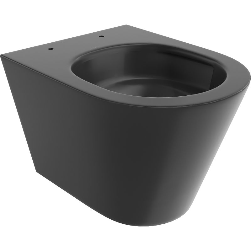 Mexen Rico taza de inodoro Rimless Tornado, negro mate - 3372XX85T