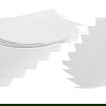 Mexen Carmen WC bļoda Rimless Tornado ar lēni nosēdināmu plānu vāku, duroplast, balts spīdums - 30880100T