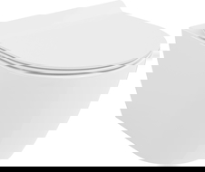 Mexen Carmen WC-Schüssel Rimless Tornado mit Slim-Softclose-Sitz, Duroplast, weiß glänzend - 30880100T