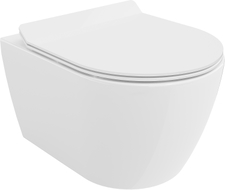 Mexen Carmen WC školjka Rimless Tornado s daske s mehanizmom sporog spuštanja slim, duroplast, bijeli sjaj - 30880100T