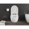 Mexen Carmen miska wc Rimless Tornado z deską wolnoopadającą slim, duroplast, biała połysk - 30880100T