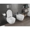 Mexen Carmen miska wc Rimless Tornado z deską wolnoopadającą slim, duroplast, biała połysk - 30880100T