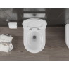 Mexen Carmen WC-pott Rimless Tornado aeglaselt sulguva õhukese istmega, duroplast, valge läikiv - 30880100T