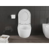 Mexen Carmen miska wc Rimless Tornado z deską wolnoopadającą twarda, duroplast, biała połysk - 30880200T