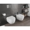 Mexen Carmen miska wc Rimless Tornado z deską wolnoopadającą twarda, duroplast, biała połysk - 30880200T