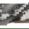Mexen Carmen wc-pot Rimless Tornado met langzaam sluitende harde zitting, duroplast, glanzend wit - 30880200T