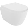 Mexen Carmen miska wc Rimless Tornado z deską wolnoopadającą twarda, duroplast, biała połysk - 30880200T