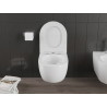 Mexen Carmen miska wc Rimless Tornado z deską wolnoopadającą slim, duroplast, biała połysk - 30880300T