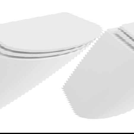 Mexen Carmen λεκάνη τουαλέτας Rimless Tornado με κάθισμα αργής πτώσης slim, duroplast,