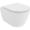 Mexen Carmen cuvette wc Rimless Tornado avec abattant à descente ralentie slim, duroplast, blanc brillant - 30880300T