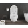 Mexen Carmen cuvette wc Rimless Tornado avec abattant slim à descente amortie, duroplast, blanc brillant - 30880400T