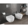 Mexen Carmen miska wc Rimless Tornado z deską wolnoopadającą slim, duroplast, biała połysk - 30880400T
