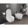 Mexen Carmen Rimless Tornado WC bowl with slim soft-close seat, duroplast, gloss white - 30880400T