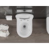 Mexen Carmen miska wc Rimless Tornado z deską wolnoopadającą slim, duroplast, biała połysk - 30880400T