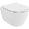 Mexen Carmen miska wc Rimless Tornado z deską wolnoopadającą slim, duroplast, biała połysk - 30880500T