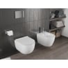 Mexen Carmen wc-pot Rimless Tornado met langzaam dalende slanke zitting, duroplast, glanzend wit - 30880500T
