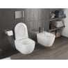 Mexen Carmen miska wc Rimless Tornado, biała połysk - 3388XX00T