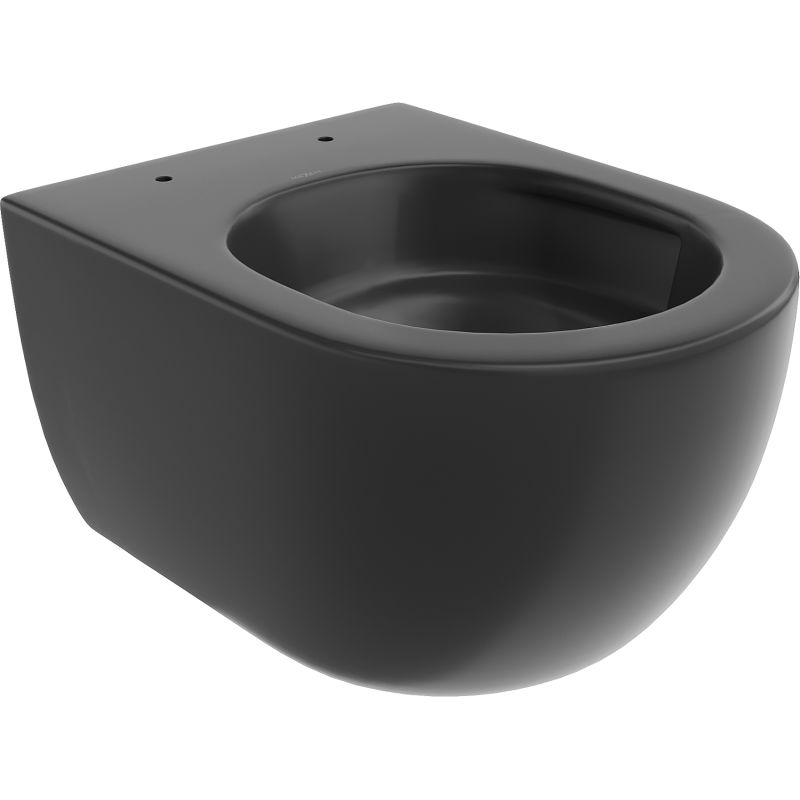 Mexen Carmen WC-Schüssel Rimless Tornado, schwarz matt - 3388XX85T
