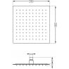 Mexen Uno DR02 zestaw prysznicowy podtynkowy, czarny - 71435DR02-70