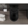 Mexen Carmen Rimless Tornado must matt wc-pott Slim duroplastist aeglaselt laskuva istmega - 30880185T