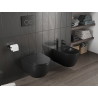 Mexen Carmen miska wc Rimless Tornado z deską wolnoopadającą slim, duroplast, czarna mat - 30881085T