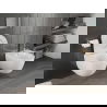 Mexen Carmen WC-Schüssel Rimless mit Absenkautomatik Slim, Duroplast, Weiß Glanz - 30880500