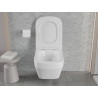 Mexen Riva WC-pott Rimless Tornado, valge läige - 3363XX00T