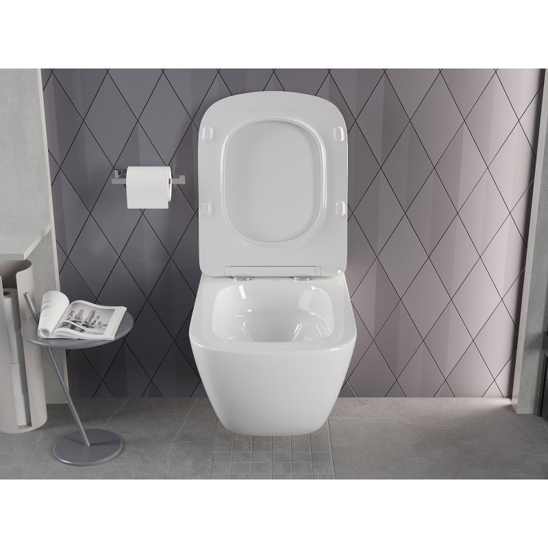 Mexen Timo miska wc Rimless Tornado, biała połysk - 3365XX00T