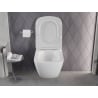 Mexen Timo miska wc Rimless Tornado z deską wolnoopadającą slim, duroplast, biała połysk - 30650200T