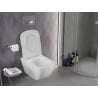 Mexen Timo WC-Schüssel Rimless Tornado mit Slim-Softclose-Sitz, Duroplast, weiß glänzend - 30650200T