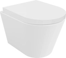 Mexen Rico cuvette wc Rimless Tornado avec abattant à fermeture lente rigide, duroplast, blanc brillant - 30720200T