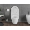 Mexen Rico miska wc Rimless Tornado z deską wolnoopadającą slim, duroplast, biała połysk - 30720300T