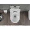 Mexen Rico WC-Schüssel Rimless Tornado mit langsam schließendem Slim-Sitz, Duroplast, weiß glänzend - 30720500T