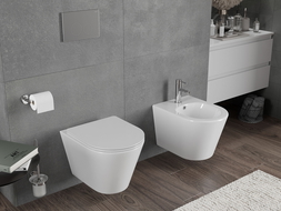 Mexen Rico Rimless Tornado Toilet Bowl, White Gloss - 3372XX00T