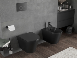 Mexen Rico cuvette WC Rimless Tornado, noir mat - 3372XX85T