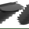 Mexen Rico WC-Schüssel Rimless Tornado mit Slim-Softclose-Sitz, Duroplast, schwarz matt - 30720185T