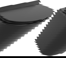 Mexen Rico wc senza brida Tornado con sedile a chiusura rallentata slim, duroplast, nero opaco - 30720185T