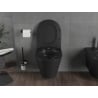 Mexen Rico miska wc Rimless Tornado z deską wolnoopadającą slim, duroplast, czarna mat - 30721085T