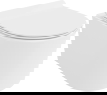 Mexen Sofia WC bļoda Rimless Tornado ar lēni krītošu vāku slim, duroplast, balts spīdums - 30540100T