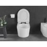 Mexen Sofia WC-Schüssel Rimless Tornado mit Soft-Close-Slim-Sitz, Duroplast, Weiß Glanz - 30540100T